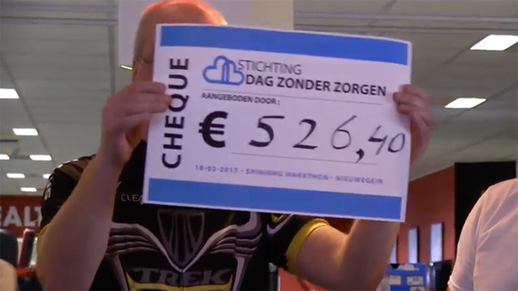 Spinningmarathon Dag Zonder Zorgen op De Digitale Stad Nieuwegein